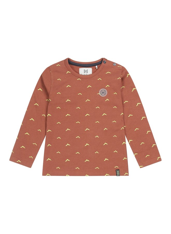 Shirt Camel met printje