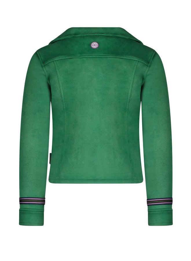 Bikerjas Suede look esmarald green