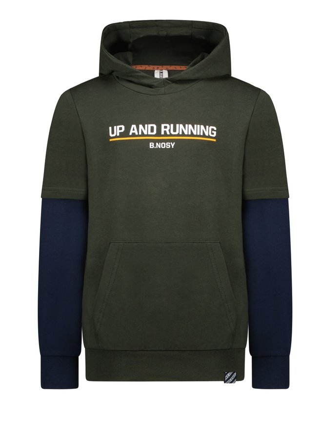 Sweater Hoody Deep green