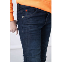 Broek Skinny Strech Jeans Dark Used Tygo & Vito Broek Skinny Strech Jeans Dark Used