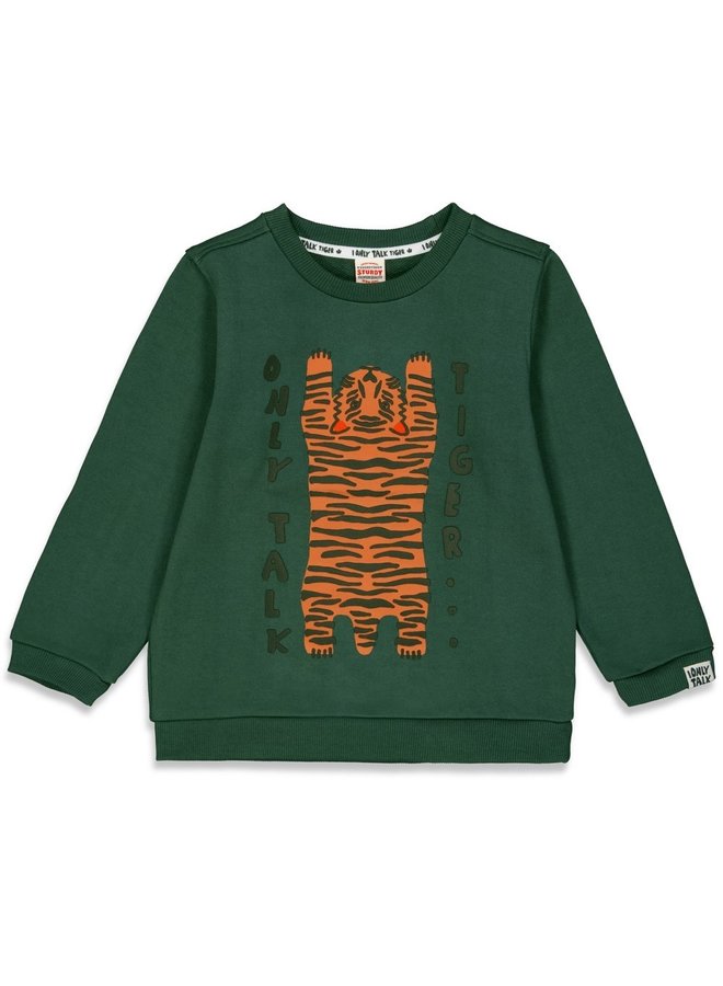 Talking Tiger Sweater Groen