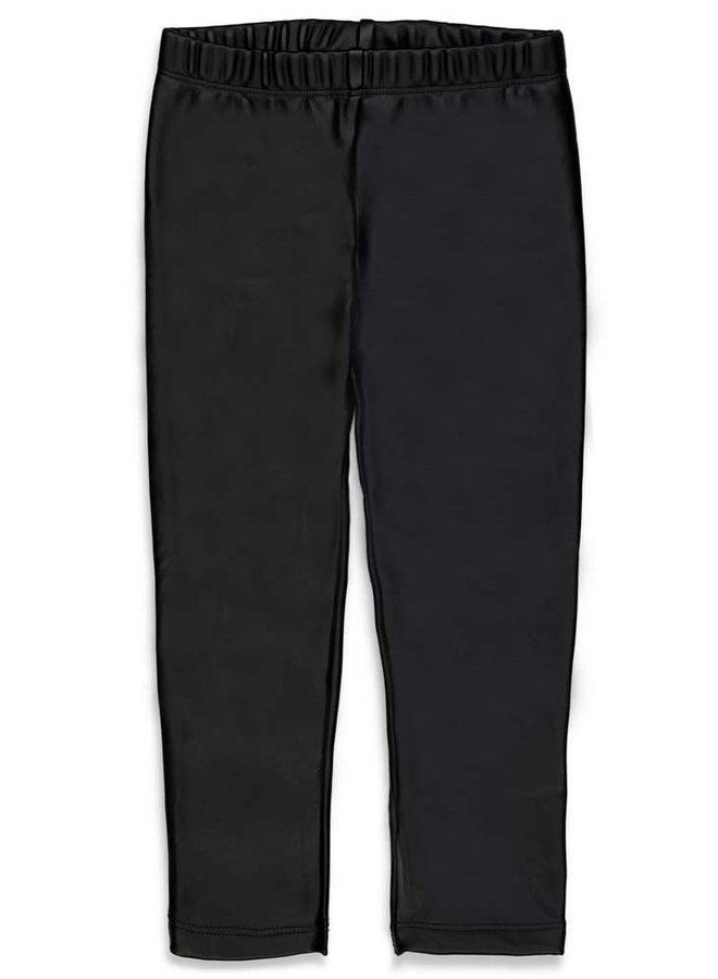 Legging lederlook Black