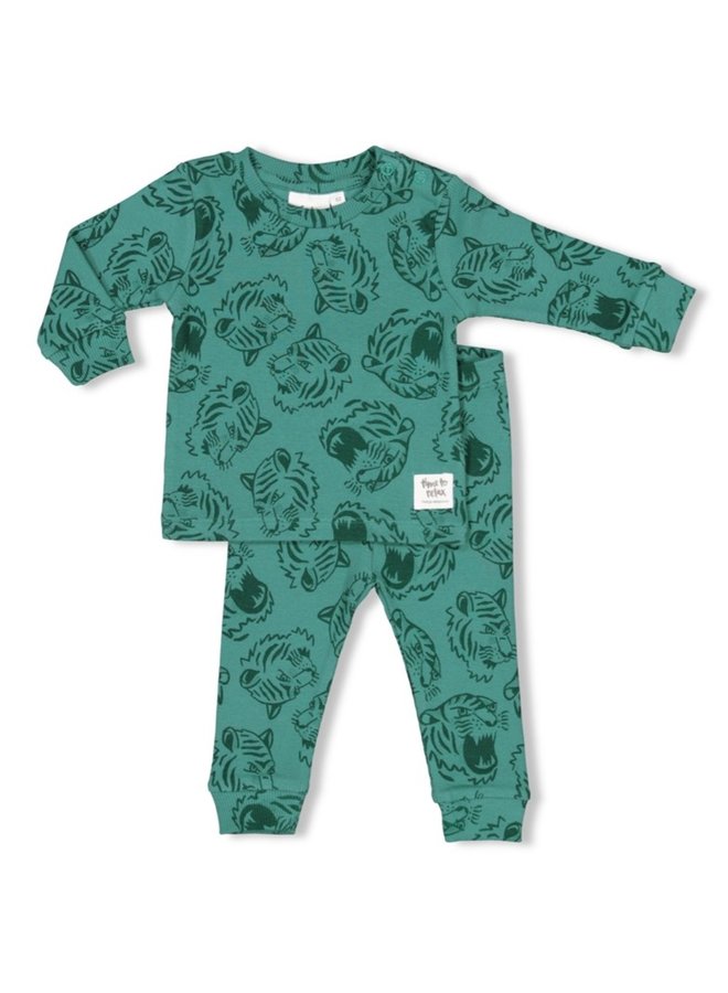 Pyjama Tommy Tiger Petrol melange