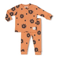 Pyjama Flora Flower Hazelnoot Feetje Pyjama Flora Flower Hazelnoot
