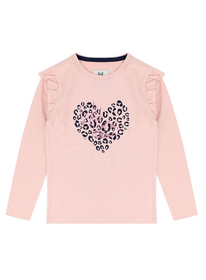 Shirt met Hart Pink