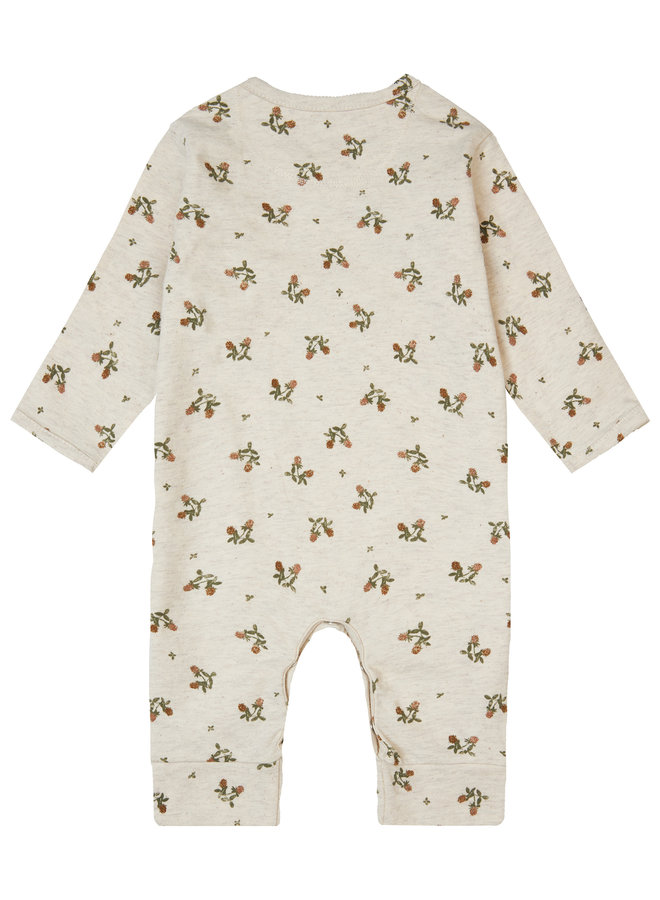 Noumea Playsuit Oatmeal met printje