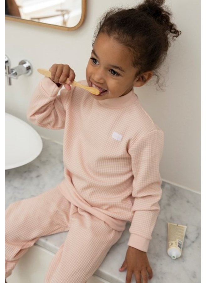 Pyjama Wafel Oud Roze