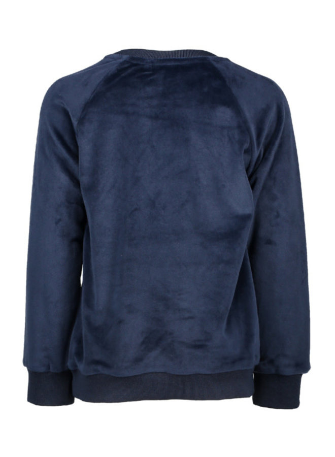 Sweater Velvet  OUI navy