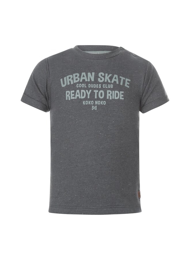 T-shirt Urban Skate Steel Blue