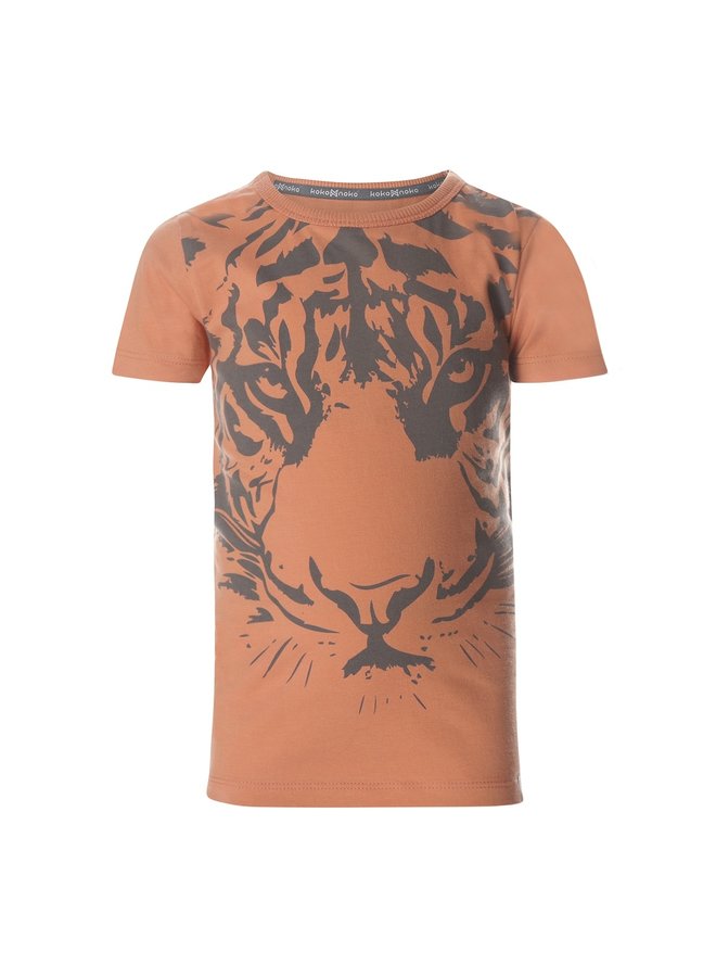 T-shirt Lion Faded Orange