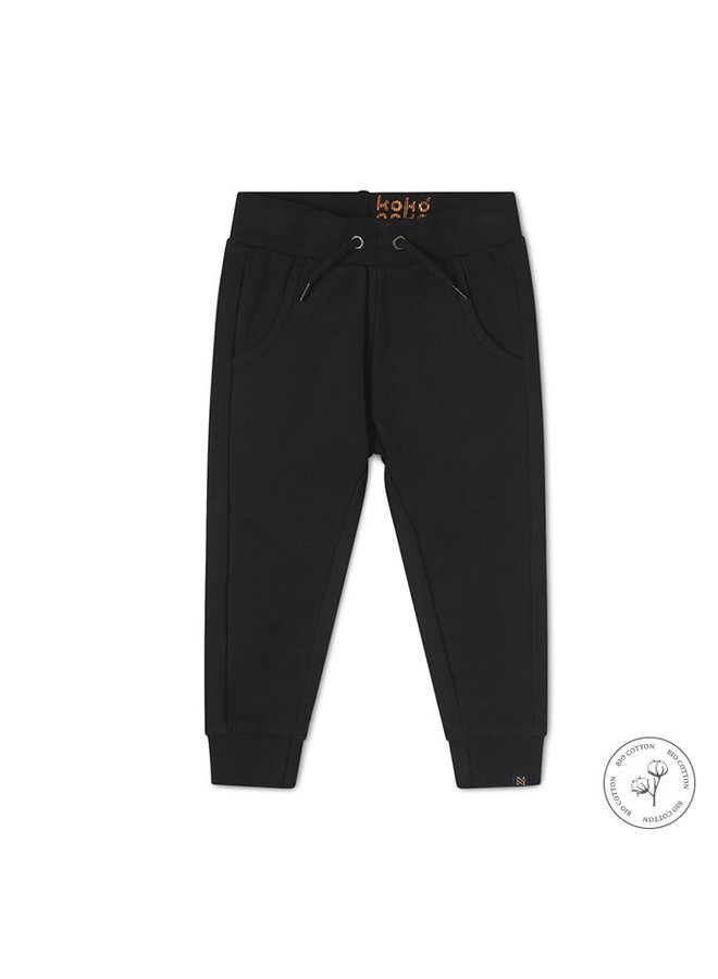 Nikki Jogging Broek Bio Cotton Zwart