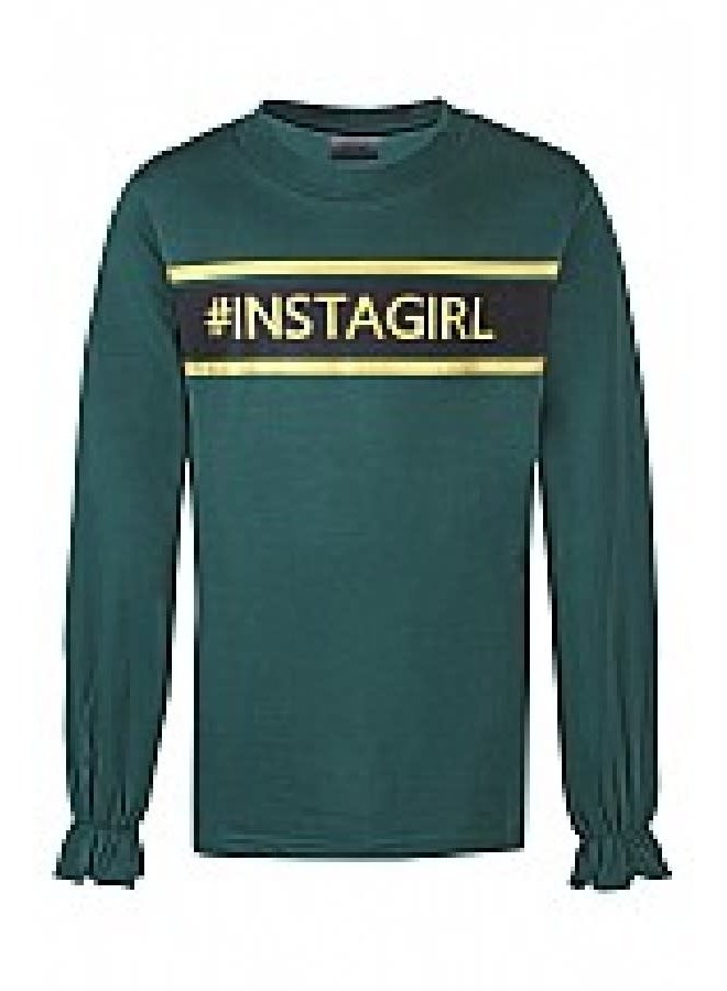 Longsleeve  INSTAGIRL Groen