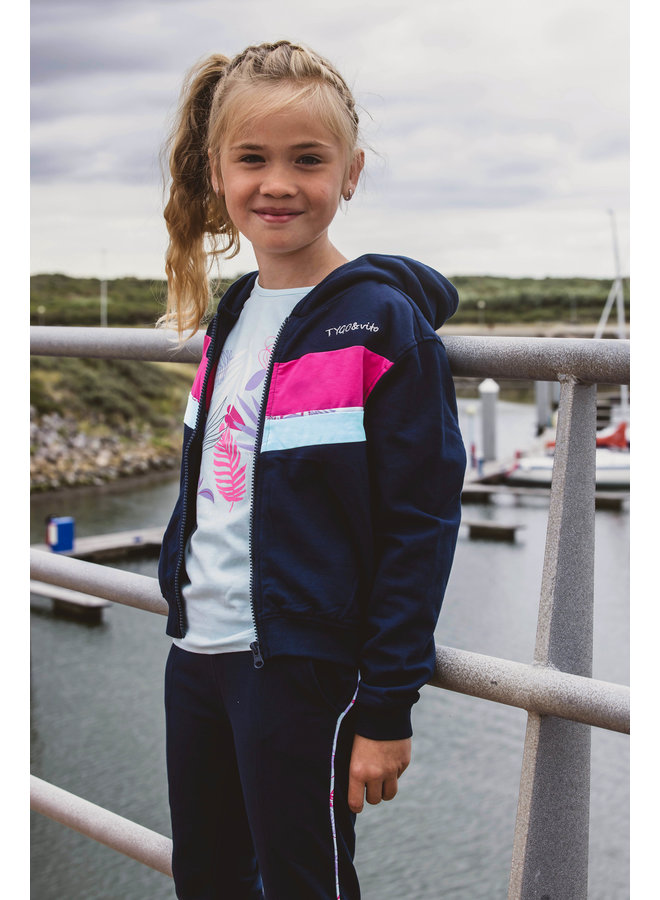 Jogging broek meisjes Navy