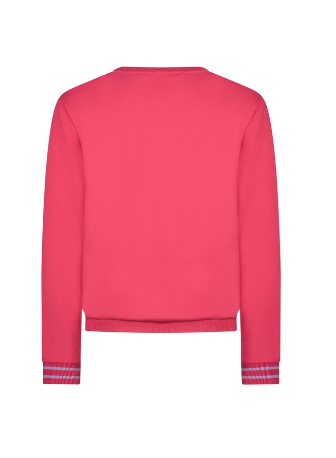 Sweater A NICE DAY Vibrant Pink