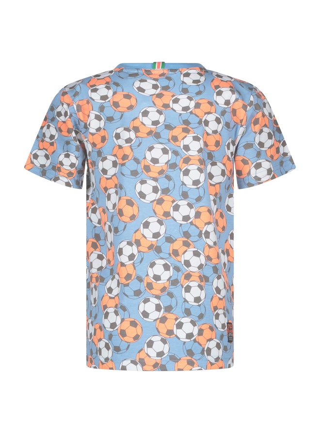 T-shirt FOOTBALL Brigt Blue