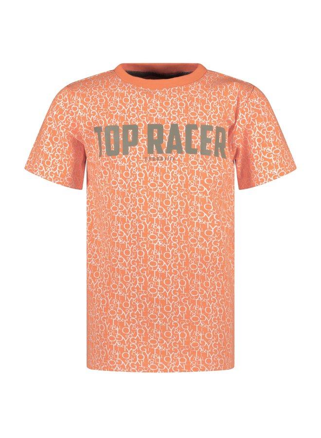 T-shirt met tekst Orange Clownfish
