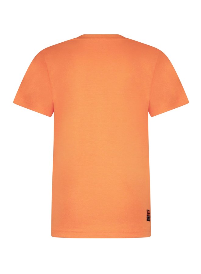 T-shirt ENJOY THE RIDE Neon Orange Clownfish