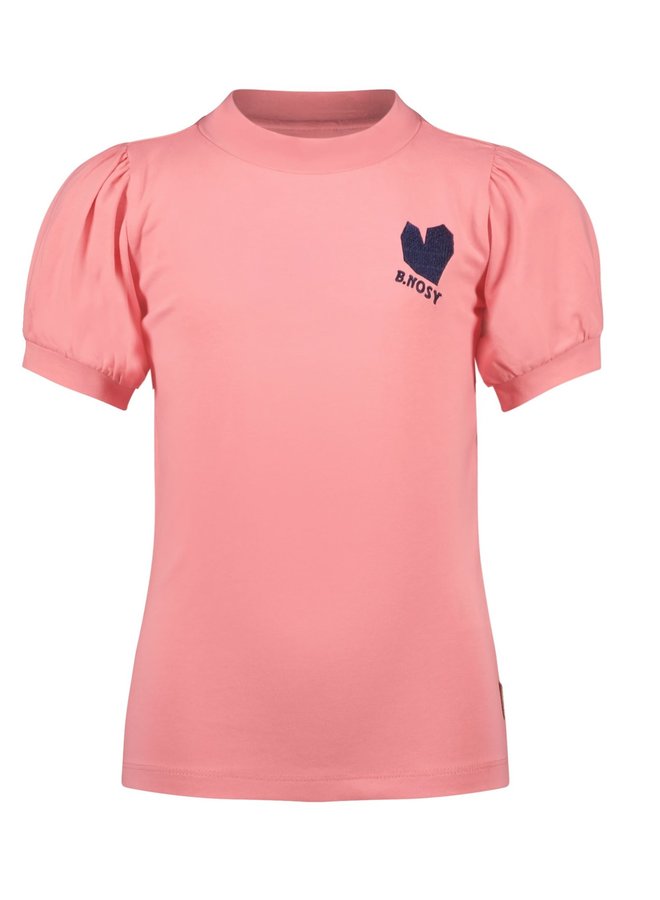 T-Shirt Basic Geranium Roze