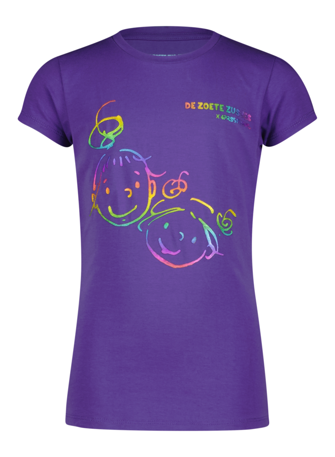 T-Shirt Aisha De Zoete Zusjes Deep Blue