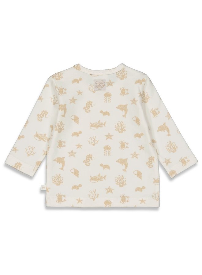 Ocean Child Shirt met printje Ofwhite