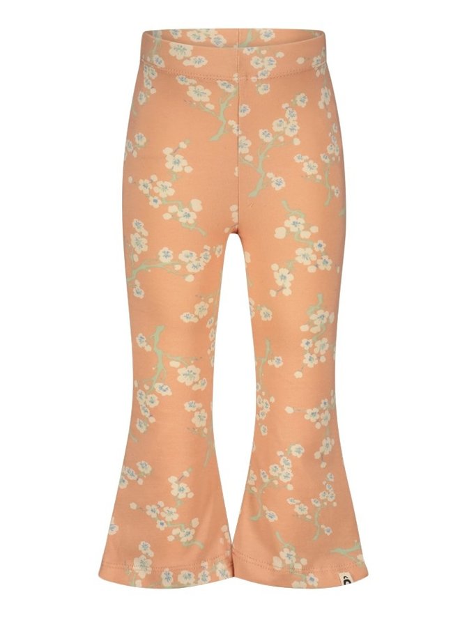 Flared  Broek Sakura Blossom