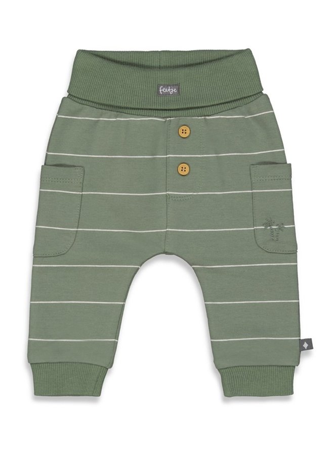 Cool-A-Saurus Broek Streepje Army