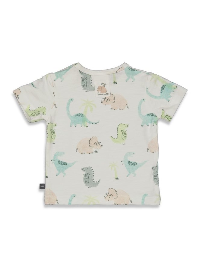 Cool-A-Saurus T-Shirt met printje Offwhite