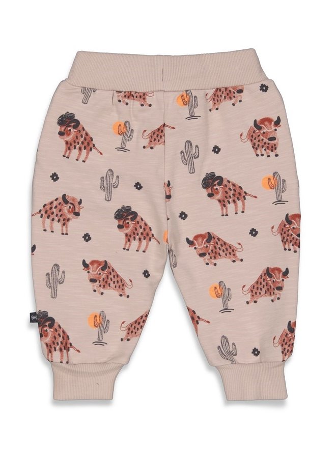 Yeehaw Broek met printje Taupe