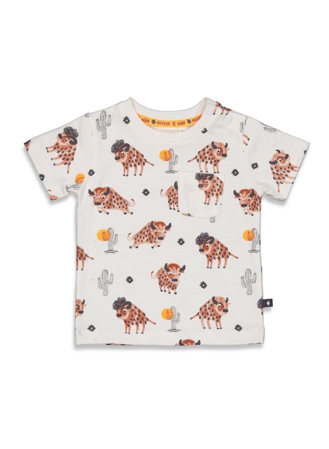 Yeehaw T-Shirt met printje Offwhite