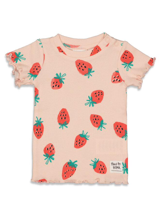Pyjama / Shortama Suzy Strawberry Roze