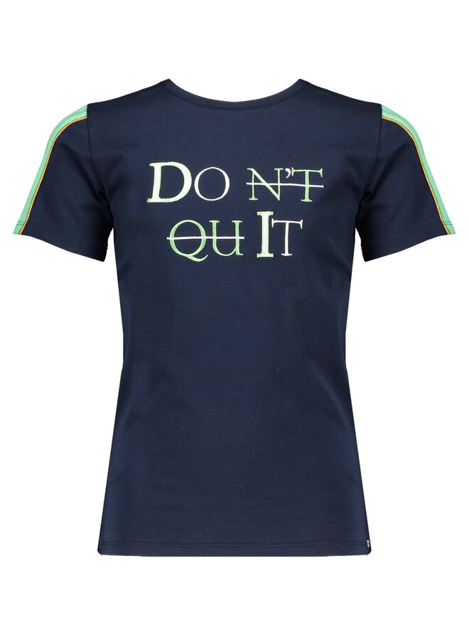 T Shirt Kulian Don't Quit  Navy