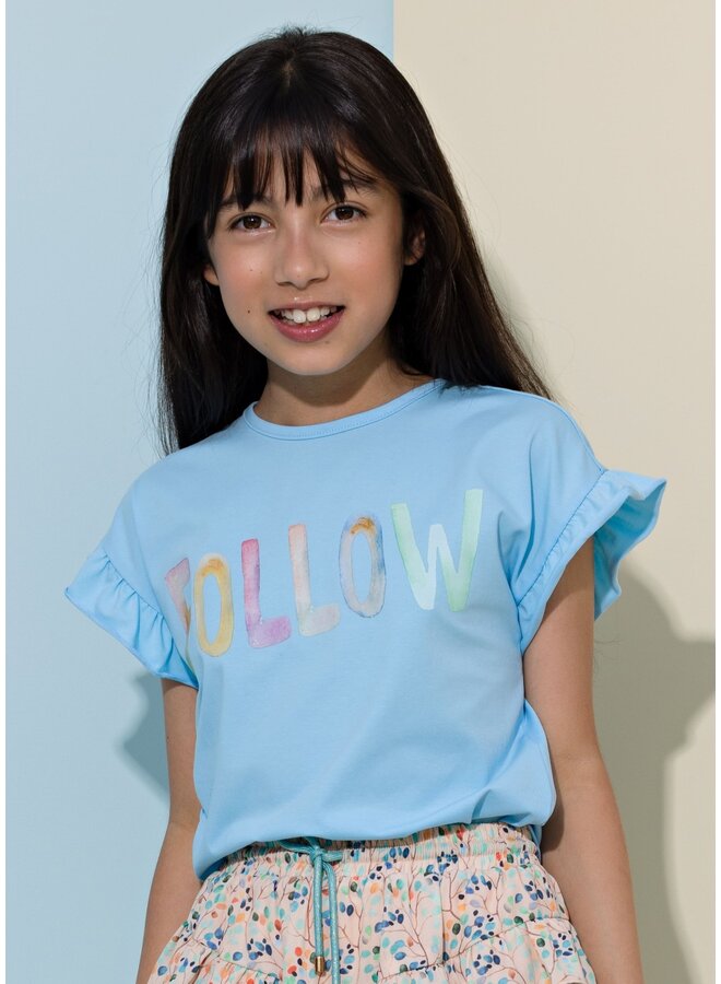 T shirt Kanou Follow print Sky High