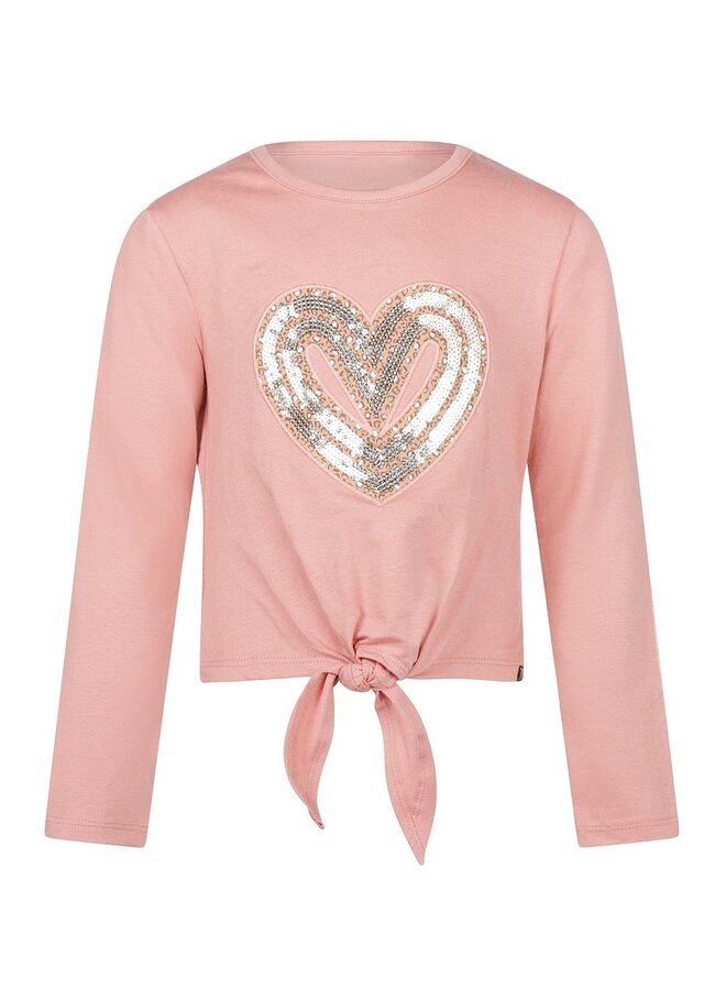 Shirt met Hart Pink