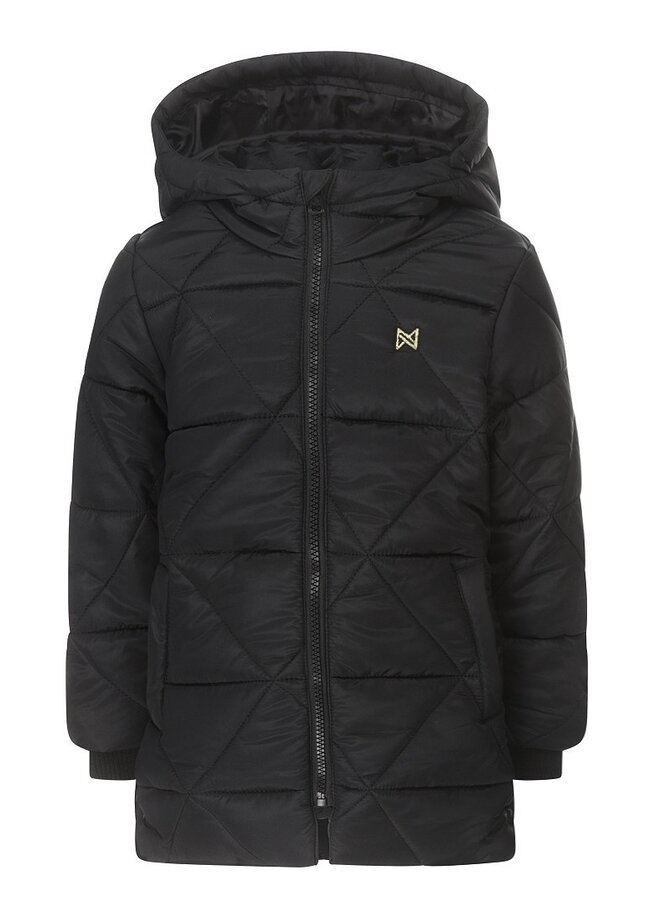 Meisjes Winter Jas Parka Black