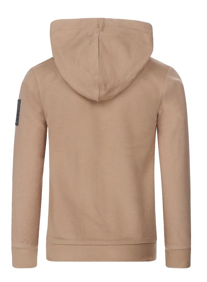 Sweater Hoody Dark Sand