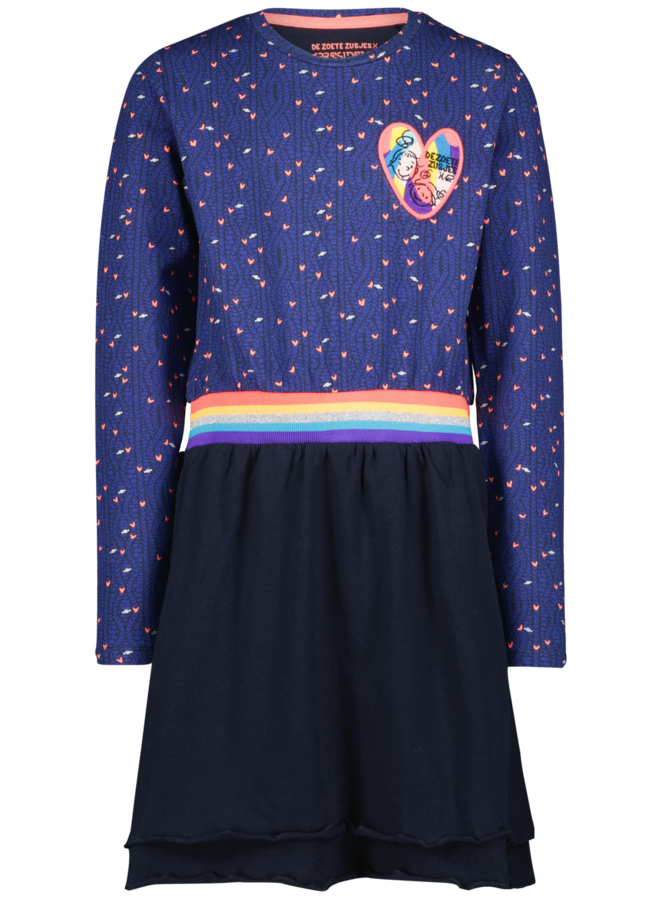 Jurk Jolie De Zoete Zusjes Knit Candy Print