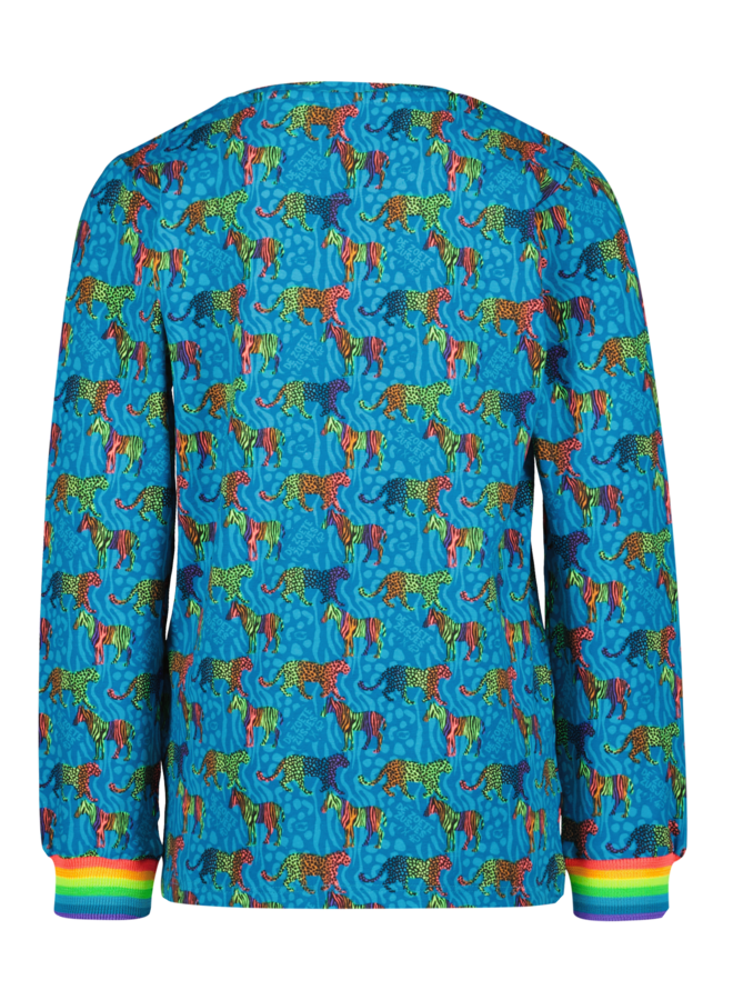 De Zoete Zusjes Pyjama Joy Tiger Blauw