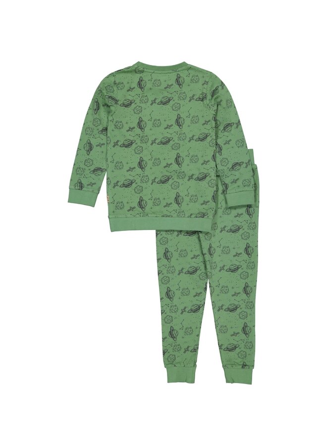 Pyjama Universum Groen