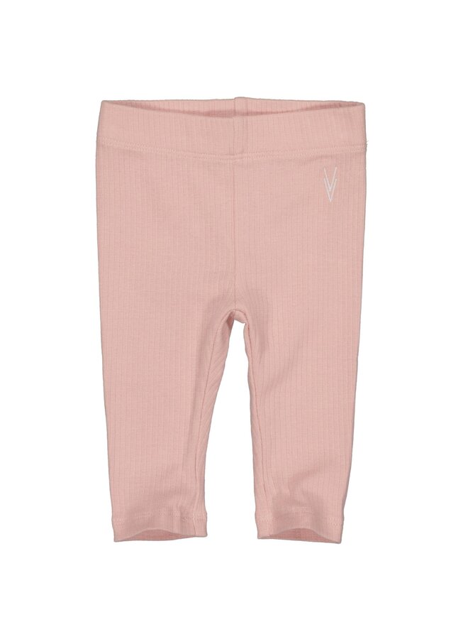 Meisjes Babysetje Blouse Wit Legging Roze