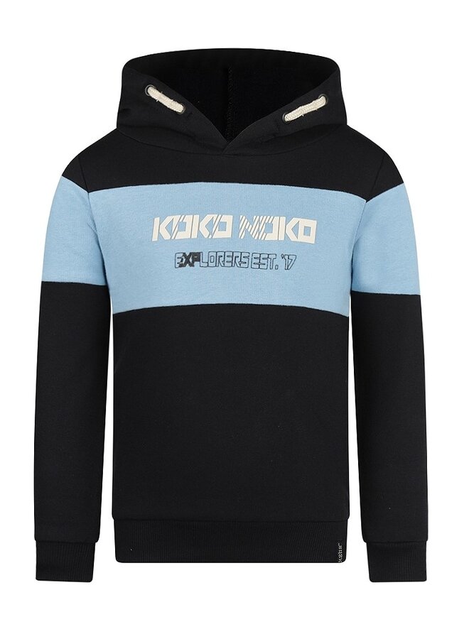 Hoody Black blue