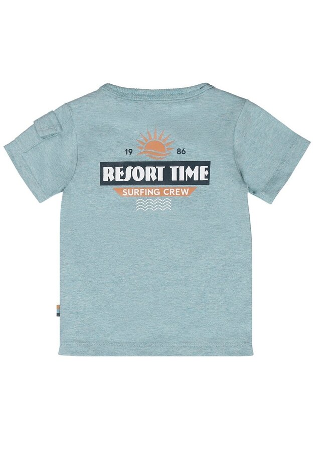 T-shirt Resort Time Blue