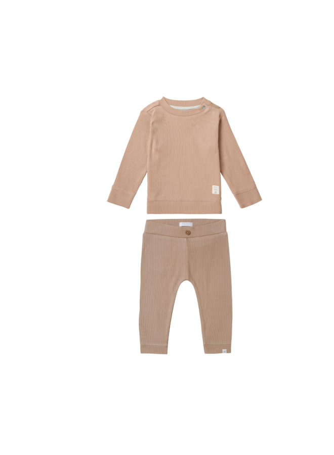 Unisex Shirt Tuscumbia en Broek Timonium Light Taupe