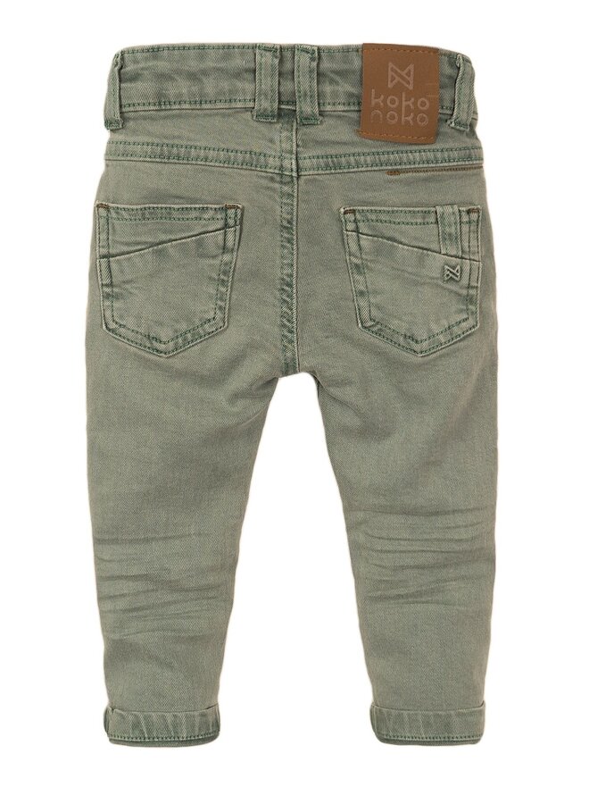 Jeans Faded Green