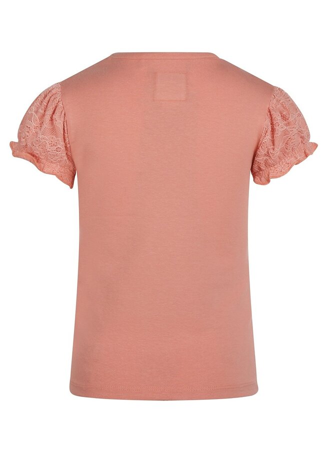 T-shirt Coraal Roze