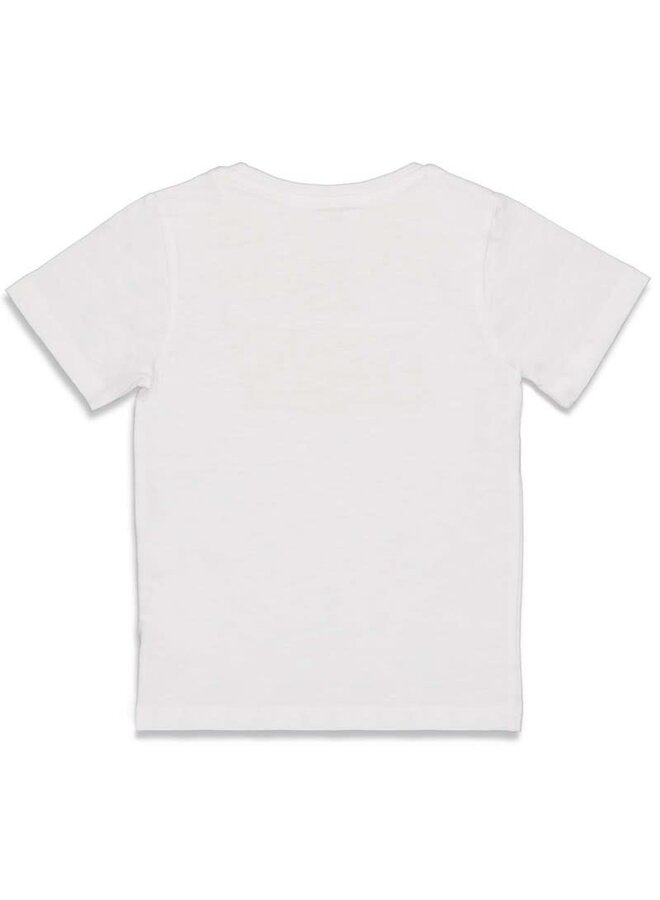 T Shirt Wit met Marine Logo