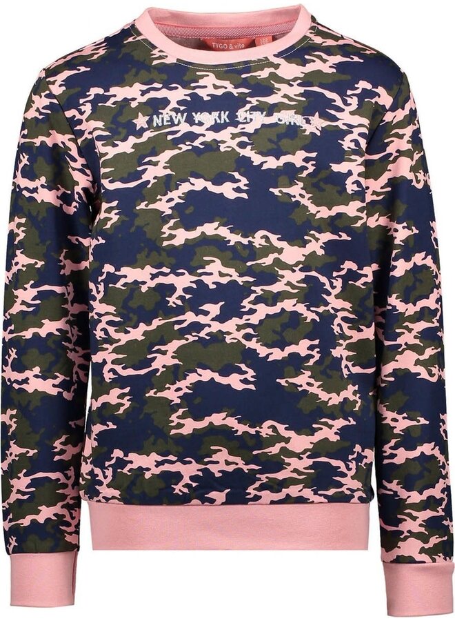 Sweater Pink camoflage