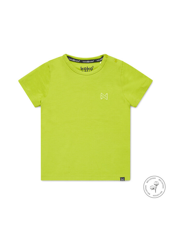 Nigel T-shirt Bio Cotton Neon Yellow