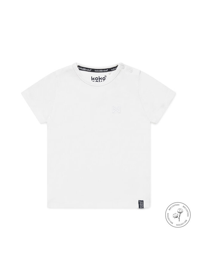 Nigel T-shirt Bio Cotton Wit