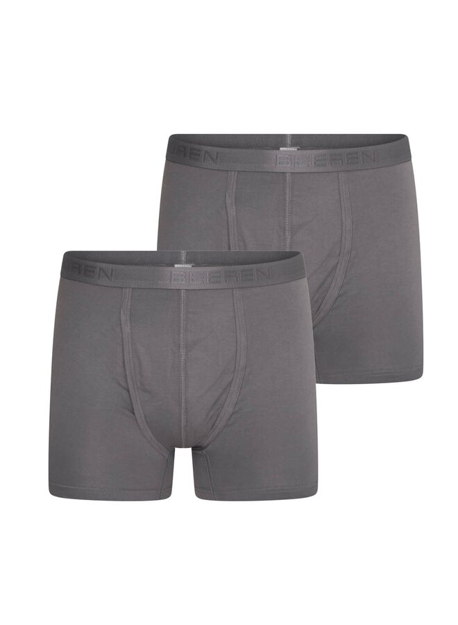Actie 5 plus 1 GRATIS Herenboxers Dylan Grijs met gulp