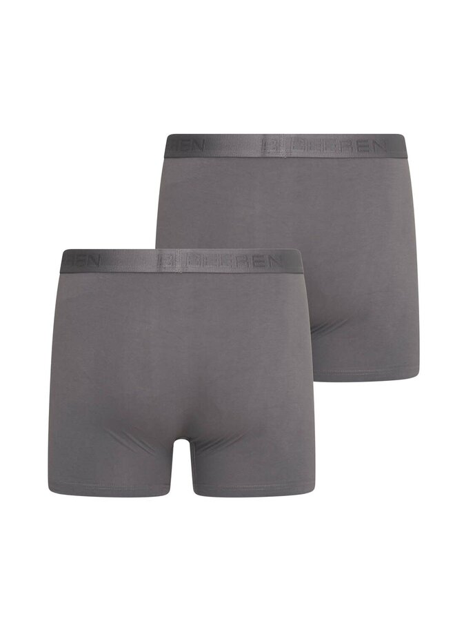 Actie 5 plus 1 GRATIS Herenboxers Dylan Grijs met gulp